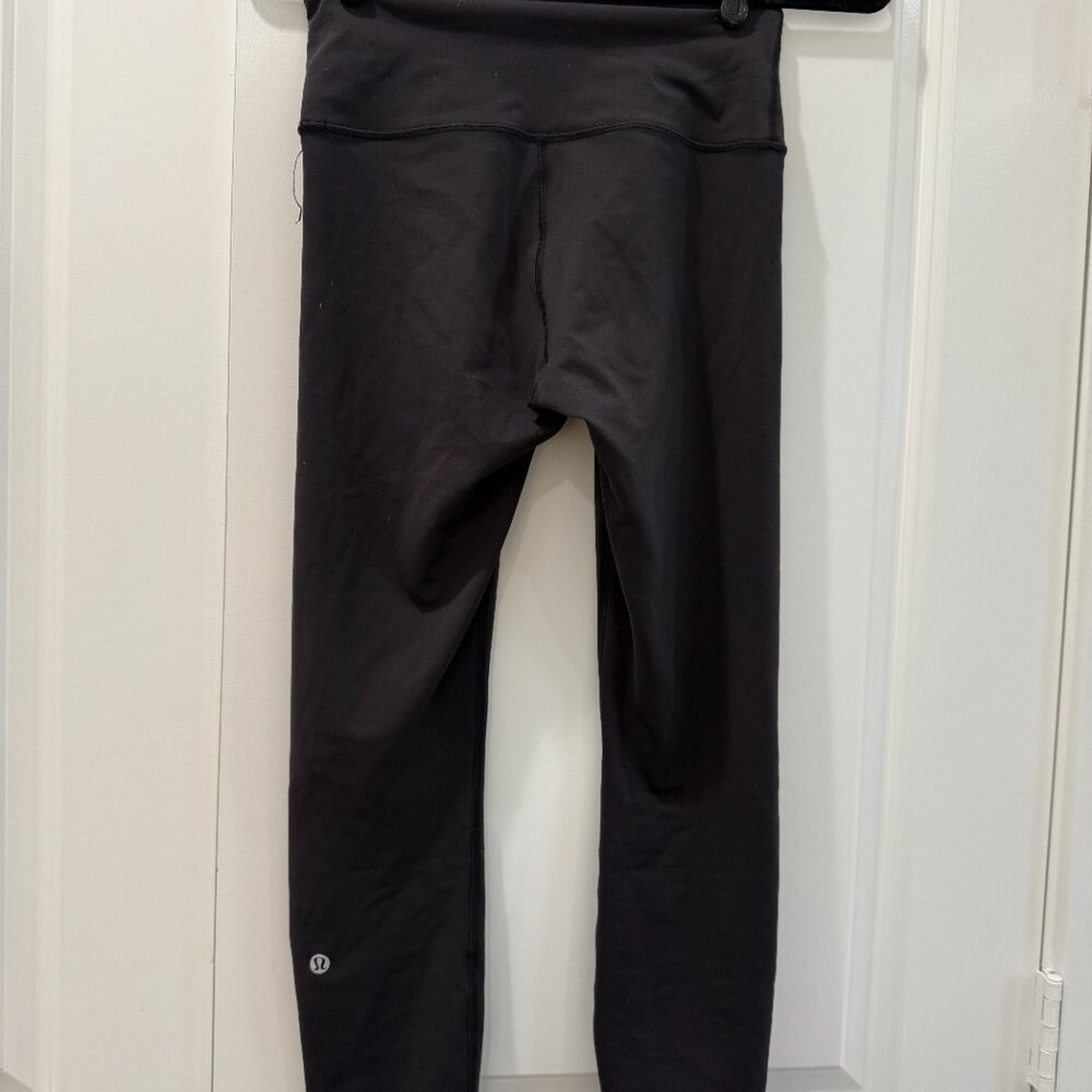 Lululemon Wunder Under High-Rise Leggings Black Luon | Size 6 | Full Length
